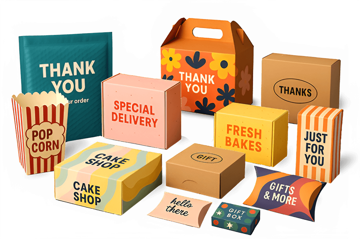 Custom packaging made to your design High-quality custom packaging boxes. free design support, sustainable materials, fast delivery across UK